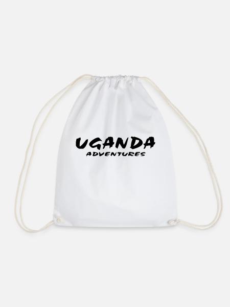 Uganda - Turnbeutel - Weiß