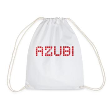 Azubi Tshirt 2 23 rot - Turnbeutel - Weiß - Vorne