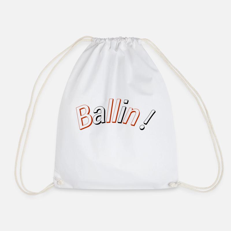 BALLIN! - Turnbeutel - Weiß