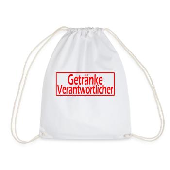 GetränkeVerantwortlicher - Turnbeutel - Weiß - Vorne