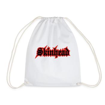 Working Class Skinhead Oi! Antiracist Bootboys My - Turnbeutel - Weiß - Vorne