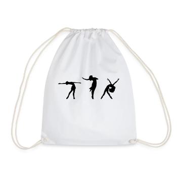 3danseuses - Sac de sport léger - blanc - Devant