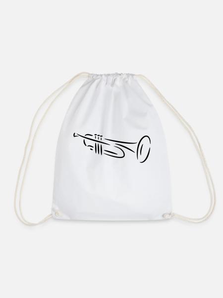 Trompette - Sac de sport léger - blanc