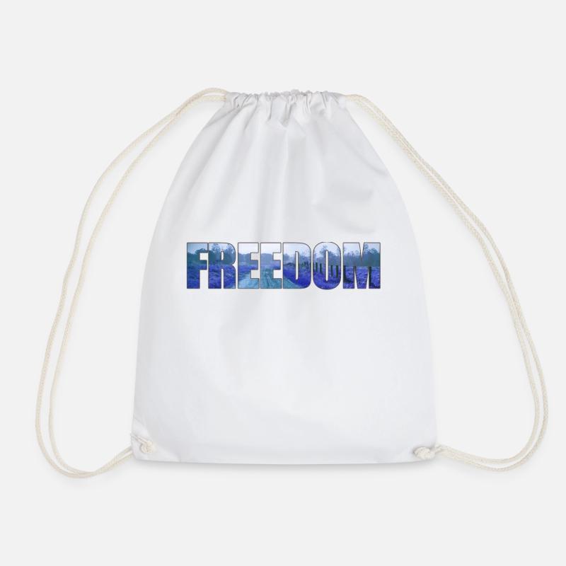 Freedom - Turnbeutel - Weiß