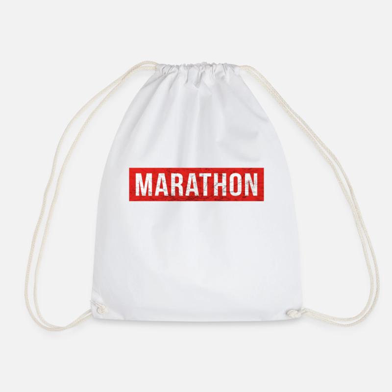 Marathon - Turnbeutel - Weiß