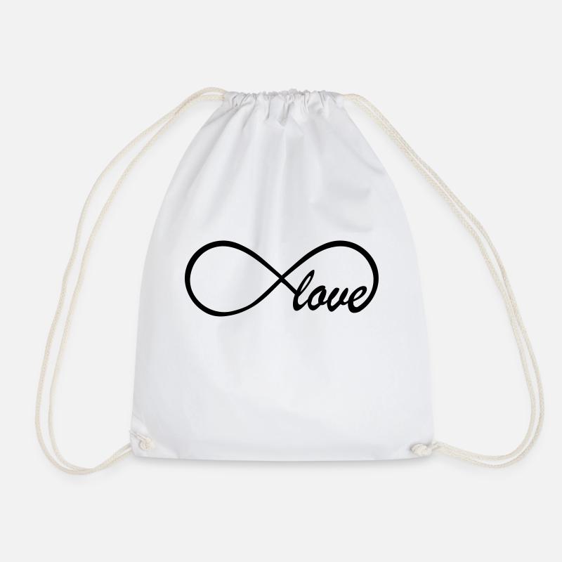 Love Infinity Swag - Turnbeutel - Weiß