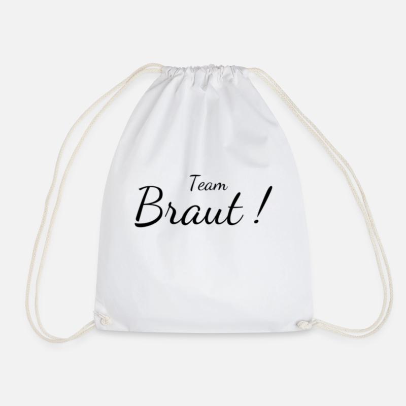 team braut - Turnbeutel - Weiß