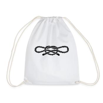 Rope Handcuffs - Pablo Escobar - Drawstring Bag - white - Front