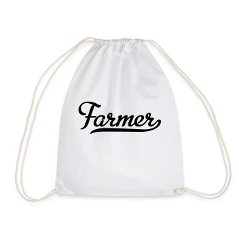 FARMER - Sac de sport léger - blanc - Devant