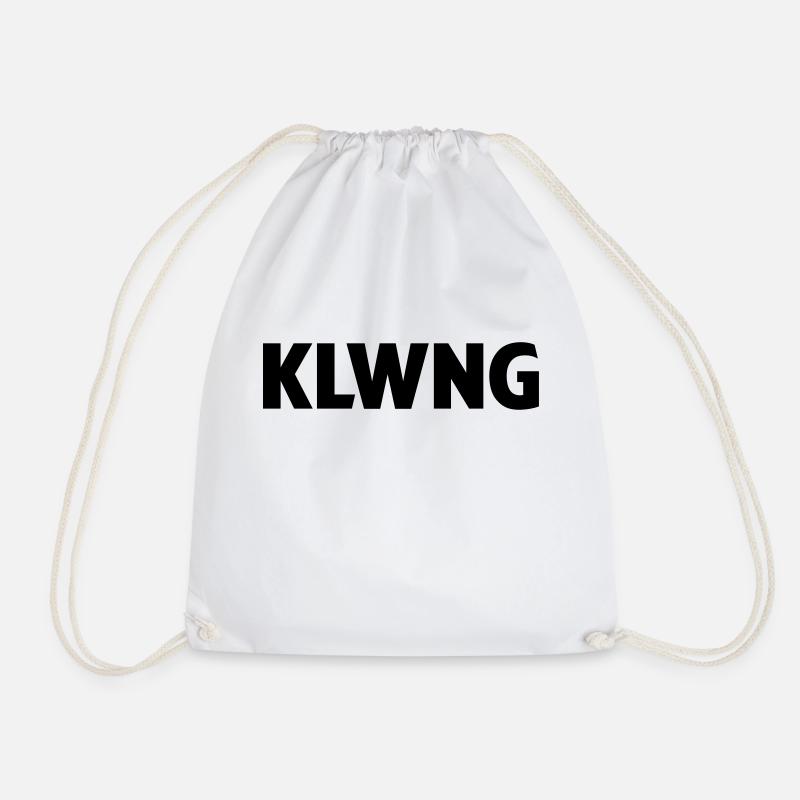 KLWNG alias KALWANG - Turnbeutel - Weiß