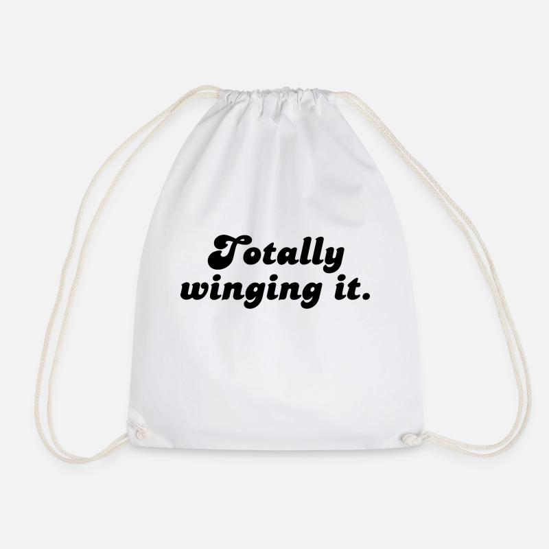 Totalement winging il - Sac de sport léger - blanc