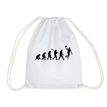 Évolution Du Basket-ball Cadeau - Sac de sport léger - blanc - Devant