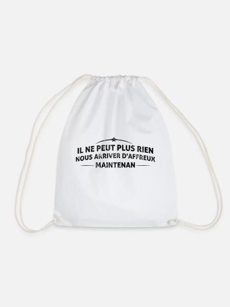cité de la peur Il ne peut plus rien humour - Sac de sport léger - blanc