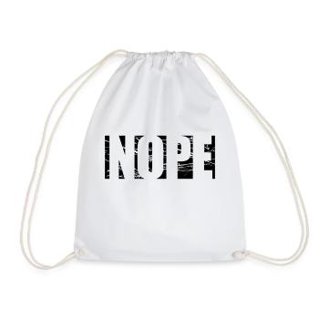 Scratch Nope Logo - Sac de sport léger - blanc - Devant