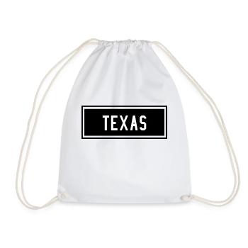 Texas - Drawstring Bag - white - Front