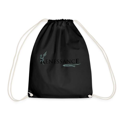 renessance logo schwarz - Turnbeutel
