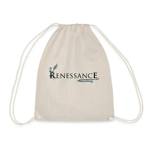 renessance logo schwarz - Turnbeutel