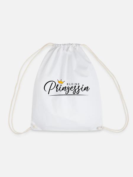 kleine Prinzessin - Turnbeutel - Weiß