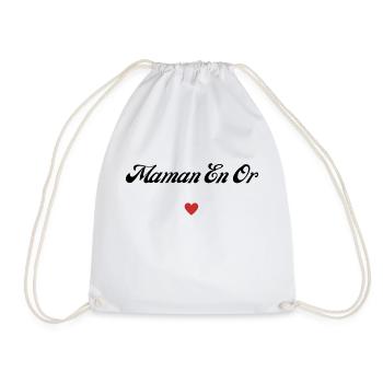 maman en or - Sac de sport léger - blanc - Devant