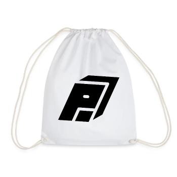 Lettre P du résumé - Sac de sport léger - blanc - Devant