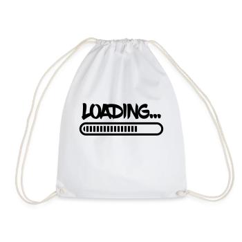 Loading - Drawstring Bag - white - Front