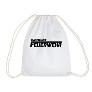 Maschinist Freiwillige Feuerwehr - Turnbeutel - Weiß - Vorne