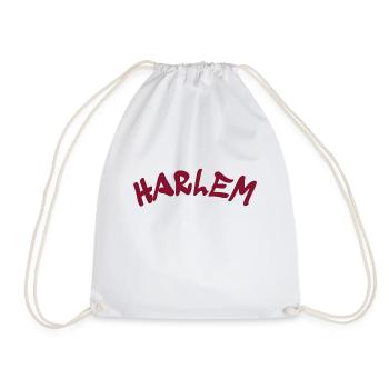 Harlem - New York City - USA - America - Drawstring Bag - white - Front