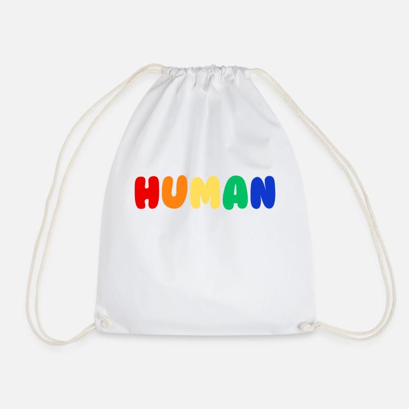 Human Pride - Turnbeutel - Weiß