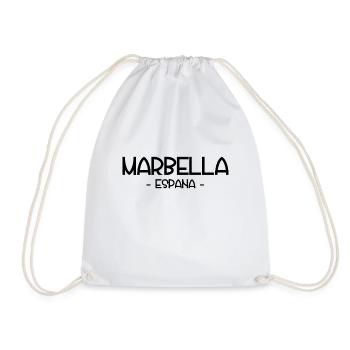 Marbella España Spain Spainen - Drawstring Bag - white - Front