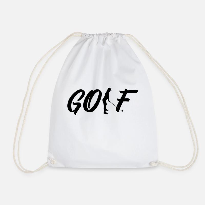 golf woman - Turnbeutel - Weiß