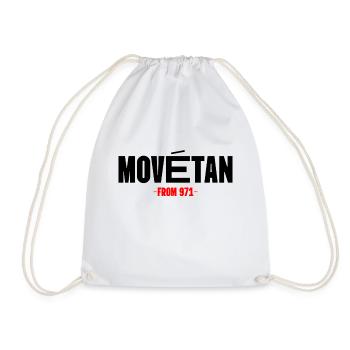 Movétan - Drawstring Bag - white - Front