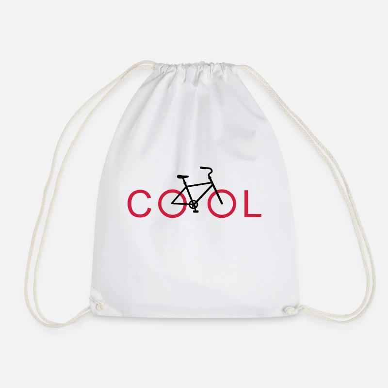 cool fahrrad - Turnbeutel - Weiß