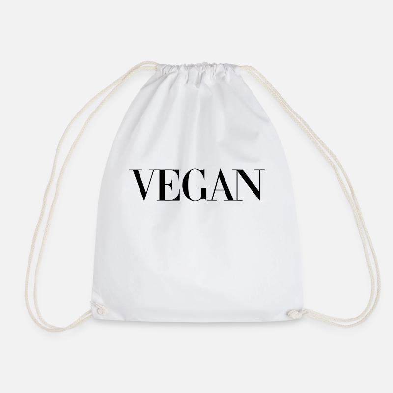 VEGAN - Turnbeutel - Weiß