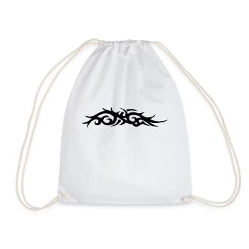 tribal tattoo - Sac de sport léger - blanc - Devant