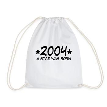 2004 a star was born (uk) - Drawstring Bag - white - Front