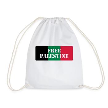 Free Palestine - Sac de sport léger - blanc - Devant