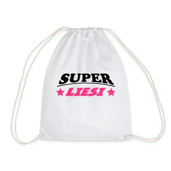 Super liesi - Turnbeutel - Weiß - Vorne