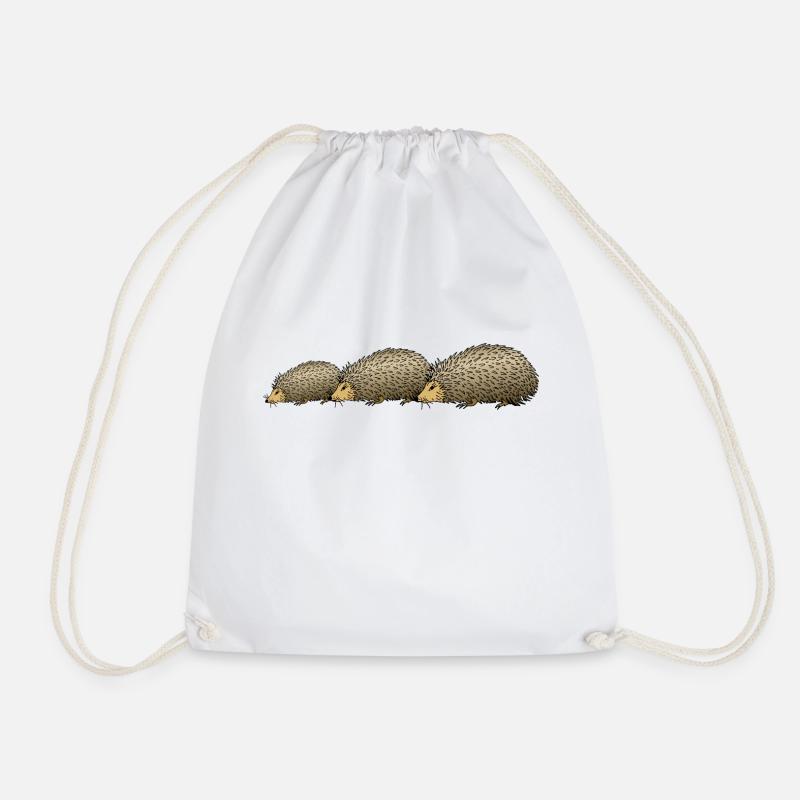 Hérissons - Sac de sport léger - blanc