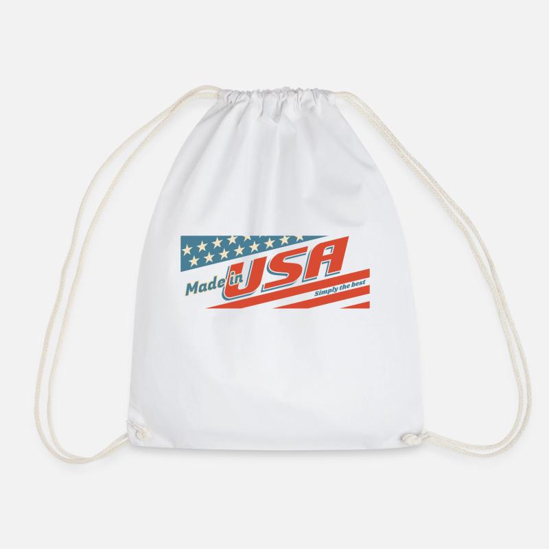 MADE IN USA - Turnbeutel - Weiß