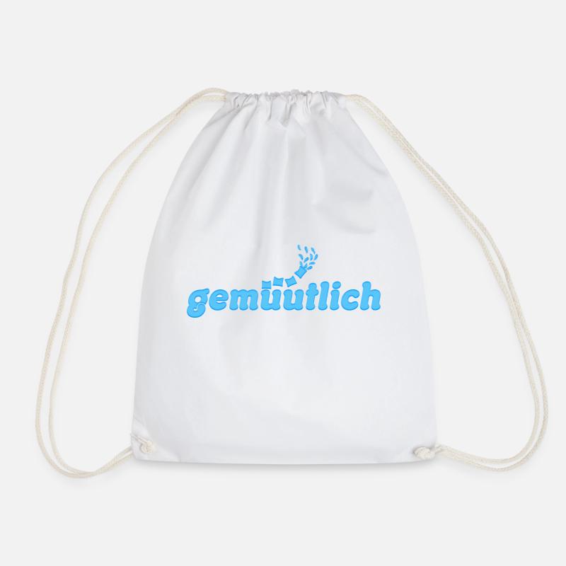 gemütlich - Turnbeutel - Weiß