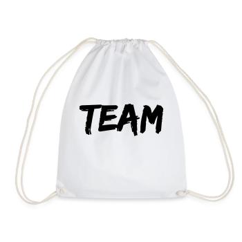 team - Drawstring Bag - white - Front