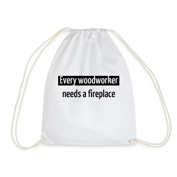 hommes un charpentiers prière tshirts forestiers exploitation forestière - Sac de sport léger - blanc - Devant