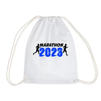 Marathon 2023 - Turnbeutel - Weiß - Vorne