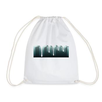 Drop - Drawstring Bag - white - Front