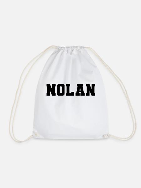 Name - Nolan - Turnbeutel - Weiß