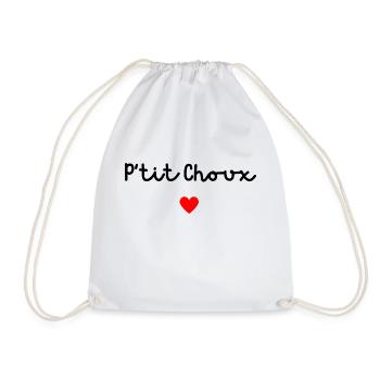 P’tit choux - Sac de sport léger - blanc - Devant