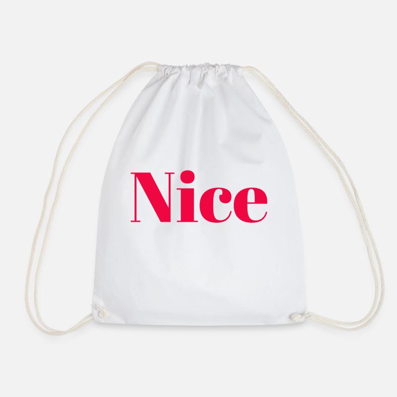 Nice - Turnbeutel - Weiß