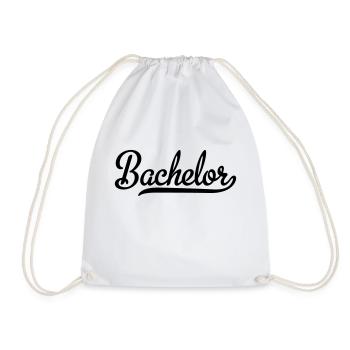 Bachelor - Turnbeutel - Weiß - Vorne