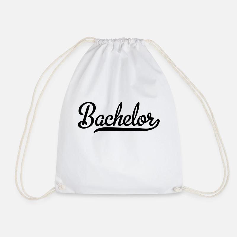 Bachelor - Turnbeutel - Weiß