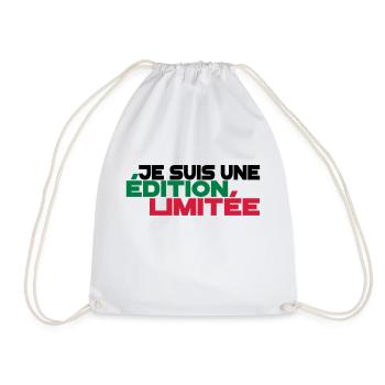 je suis une édition limitée,message,drôle - Sac de sport léger - blanc - Devant